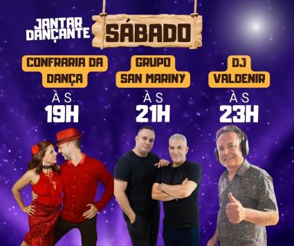 Foto Confraria + San Mariny + DJ Valdenir